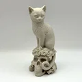 Mèo Thần Bí Trên Đầu Lâu (Mystic Cat on Skulls) - Thumbnail 1