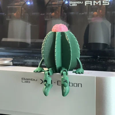Mô hình 3D Xương rồng cử động dễ thương (Friendly Articulated Cactus)