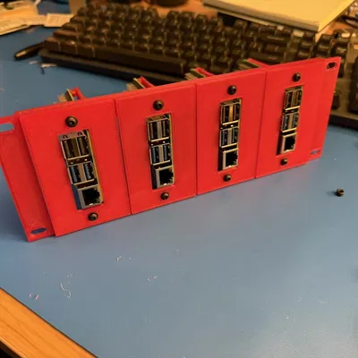 Khung gắn DeskPi Rackmate 2U và bộ Inserts cho Raspberry Pi