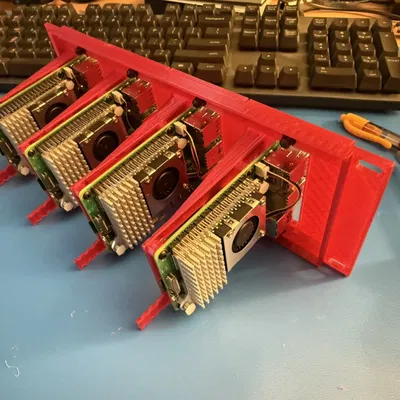 Khung gắn DeskPi Rackmate 2U và bộ Inserts cho Raspberry Pi