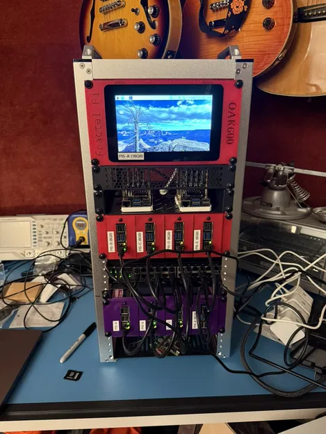 Khung gắn DeskPi Rackmate 2U và bộ Inserts cho Raspberry Pi - Image 3