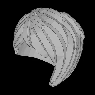 Mẫu tóc nữ ngắn minifig tương thích LEGO - File 3D in ấn chất lượng