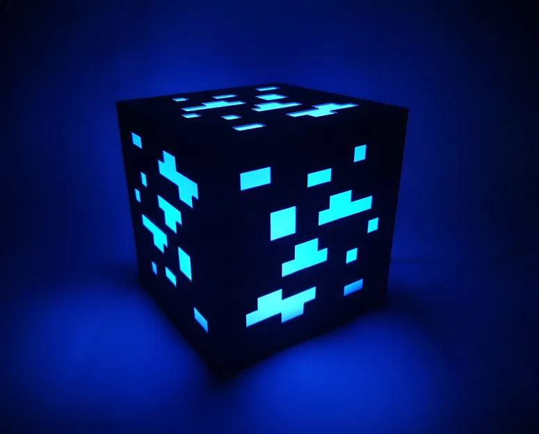Đèn Minecraft Ore 120 mm - Dùng kèm bộ LED Lamp Kit 001 - Image 1