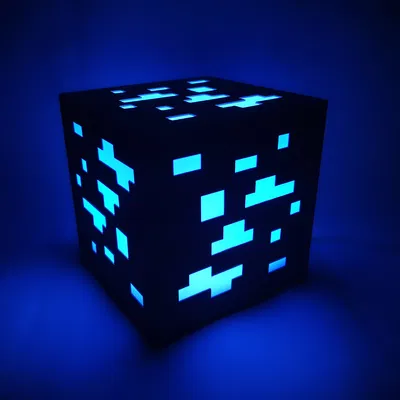 Đèn Minecraft Ore 120 mm - Dùng kèm bộ LED Lamp Kit 001