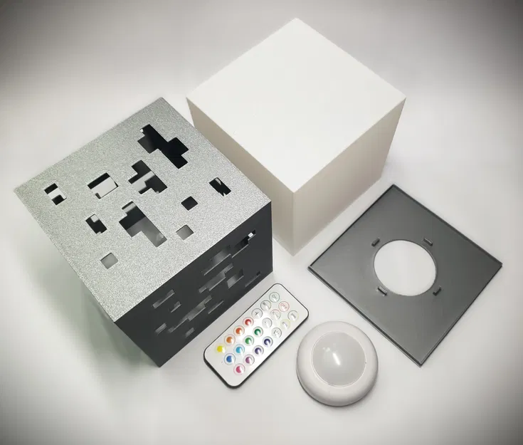 Đèn Minecraft Ore 120 mm — Bộ Kit RGBW 16 màu KC007 - Image 6