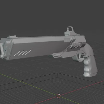 Mô hình súng revolver Talon từ Helldivers