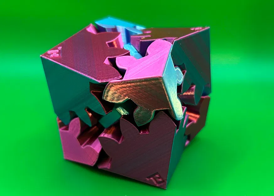 Gear Cube Fidget (Không cần ốc vít) - Image 2