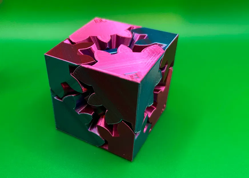 Gear Cube Fidget (Không cần ốc vít) - Image 3