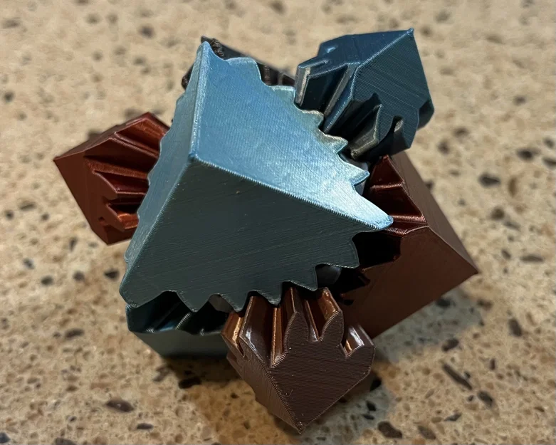 Khối Lập Phương Bánh Răng Gear Cube Fidget Độc Đáo - Image 2