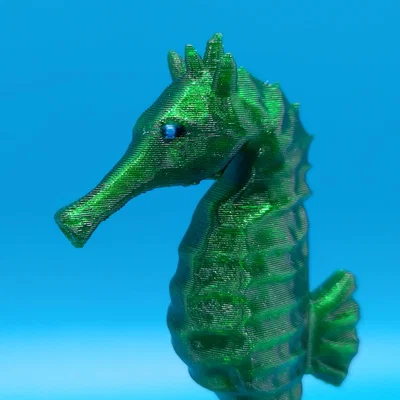 Mô hình cá ngựa trang trí 3D kèm chân đế (Seahorse with stand)