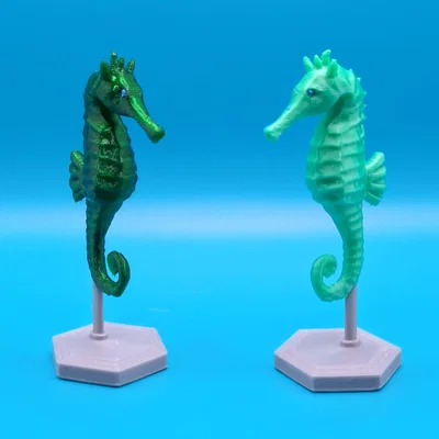 Mô hình cá ngựa trang trí 3D kèm chân đế (Seahorse with stand)
