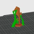 Mô hình cá ngựa trang trí 3D kèm chân đế (Seahorse with stand) - Thumbnail 5