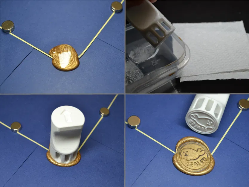 Con dấu sáp Wax Seal Stamp - Tùy chỉnh theo ý thích! - Image 4