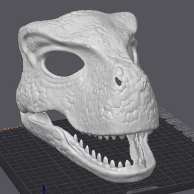 Mô hình mặt nạ Dragon Raptor Mask in 3D độc đáo cho Cosplay