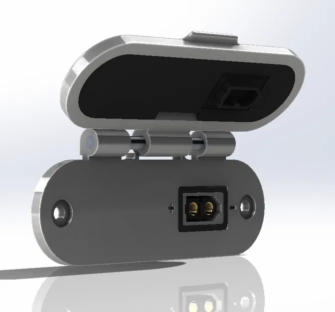 Cổng sạc Ninebot G30/G2 đơn giản (in 3D được) - Image 4