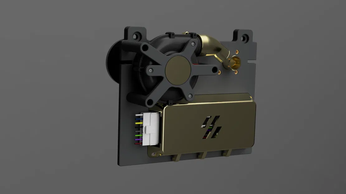 Ngàm gắn ống xả cho BigTreeTech Universal Turbo Kit (CPAP) trên máy Voron - Image 1