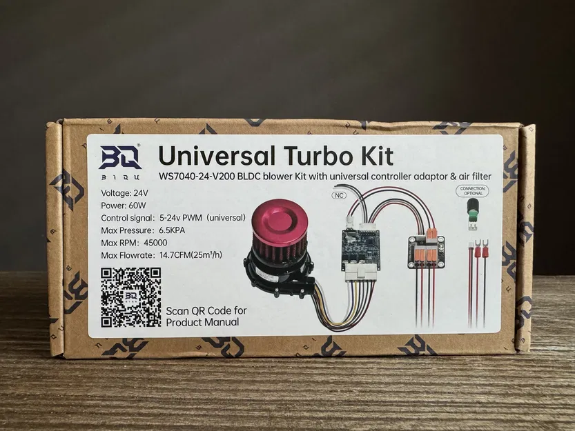 Ngàm gắn ống xả cho BigTreeTech Universal Turbo Kit (CPAP) trên máy Voron - Image 5