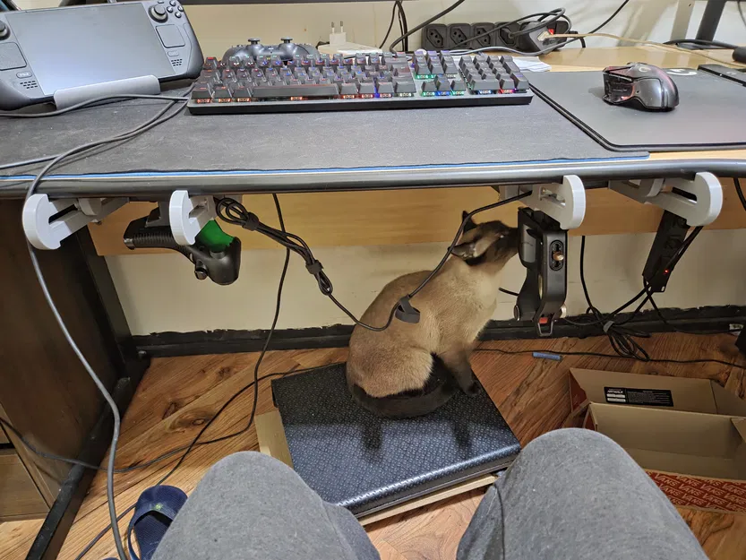 Giá đỡ Logitech X52 HOTAS gắn bàn (Lật ngược) - Image 3