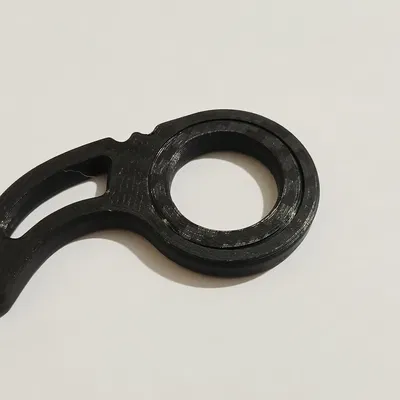 Móc khóa Fidget Spinner in 3D gọn nhẹ, xoay mượt mà