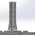 Mô hình Nhà máy điện hạt nhân Chernobyl (Chernobyl NPP) tỷ lệ 1:1000 - Thumbnail 4