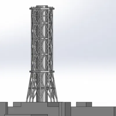Mô hình Nhà máy điện hạt nhân Chernobyl (Chernobyl NPP) tỷ lệ 1:1000