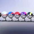 Mô hình Pokeball đóng mở 3D chất lượng cao - Thumbnail 29