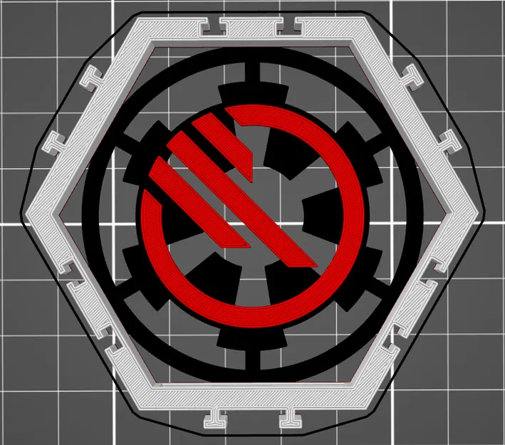 Khay lục giác trưng bày Minifigure Lego Star Wars - 55 phe phái cực chuẩn - Image 19