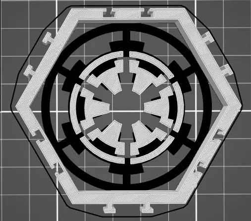 Khay lục giác trưng bày Minifigure Lego Star Wars - 55 phe phái cực chuẩn - Image 22