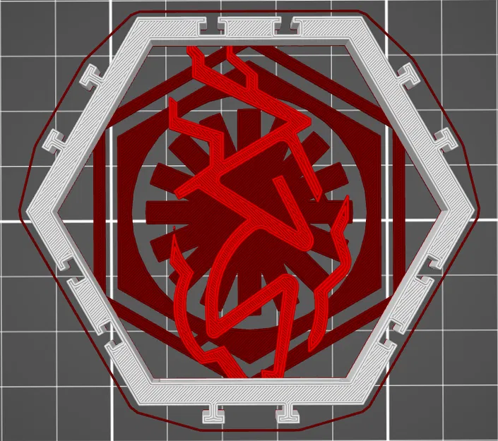 Khay lục giác trưng bày Minifigure Lego Star Wars - 55 phe phái cực chuẩn - Image 24