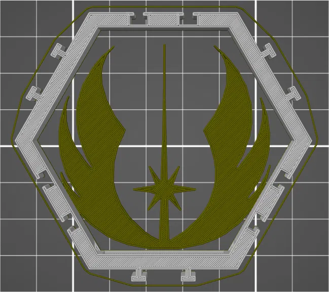 Khay lục giác trưng bày Minifigure Lego Star Wars - 55 phe phái cực chuẩn - Image 33