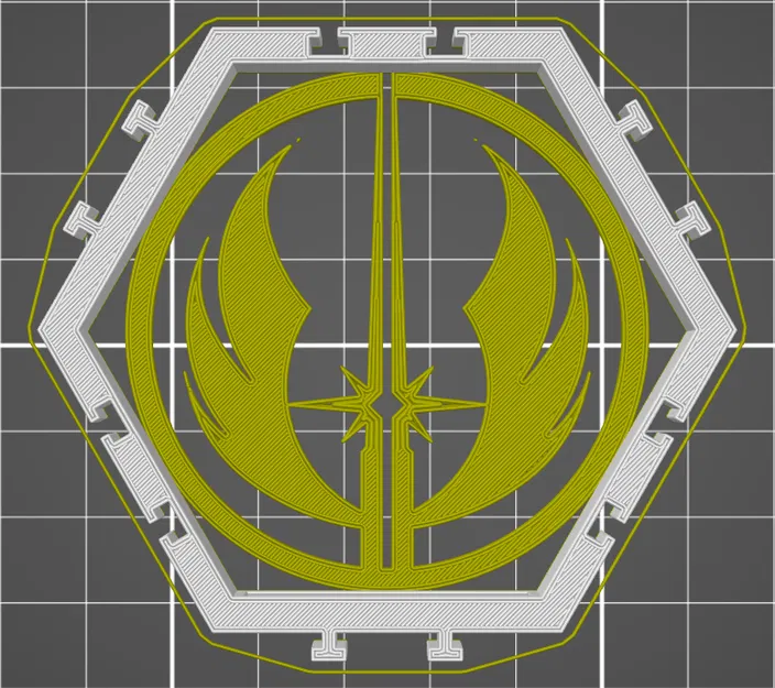 Khay lục giác trưng bày Minifigure Lego Star Wars - 55 phe phái cực chuẩn - Image 39