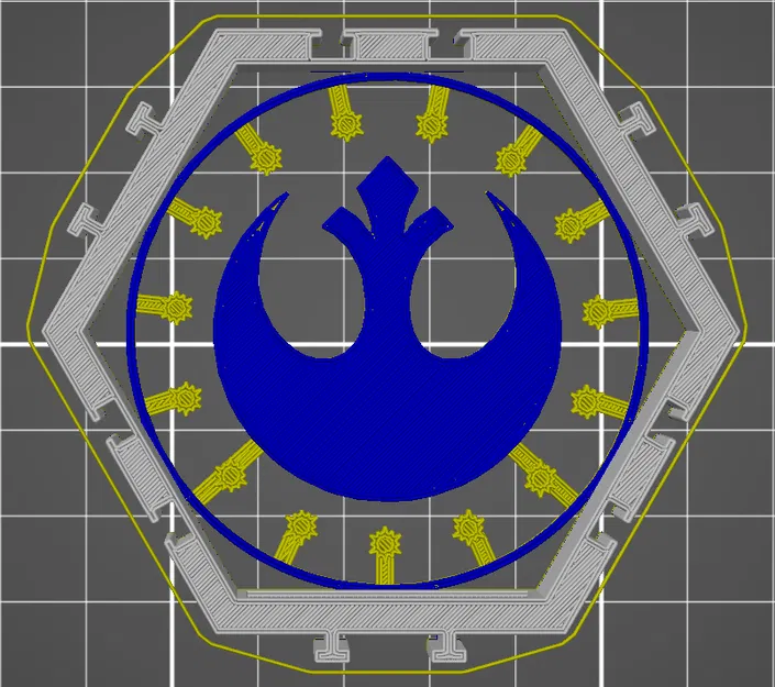 Khay lục giác trưng bày Minifigure Lego Star Wars - 55 phe phái cực chuẩn - Image 40