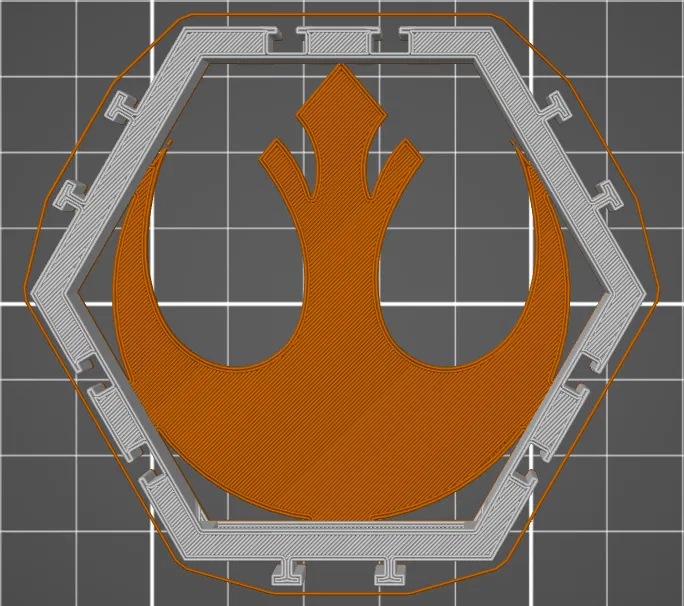 Khay lục giác trưng bày Minifigure Lego Star Wars - 55 phe phái cực chuẩn - Image 47