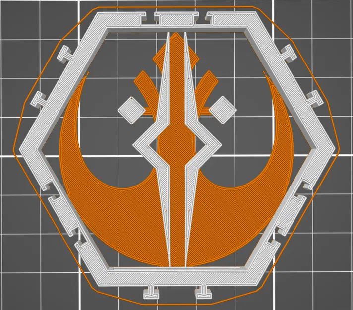 Khay lục giác trưng bày Minifigure Lego Star Wars - 55 phe phái cực chuẩn - Image 49