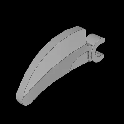 Mô hình móng vuốt Claw Wide tương thích Lego in 3D