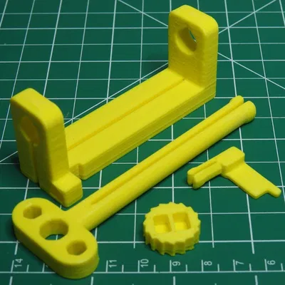 Dụng cụ nặn kem đánh răng có bánh răng (Bản cải tiến)