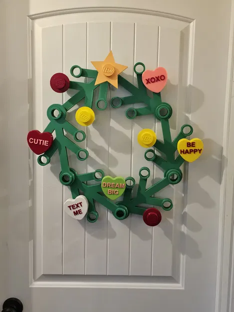 Mô hình trái tim Conversation Hearts trang trí cho vòng hoa Lego - Image 2