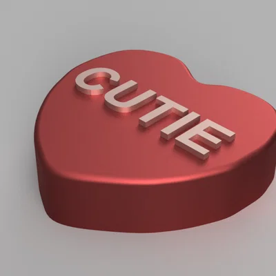 Mô hình trái tim Conversation Hearts trang trí cho vòng hoa Lego