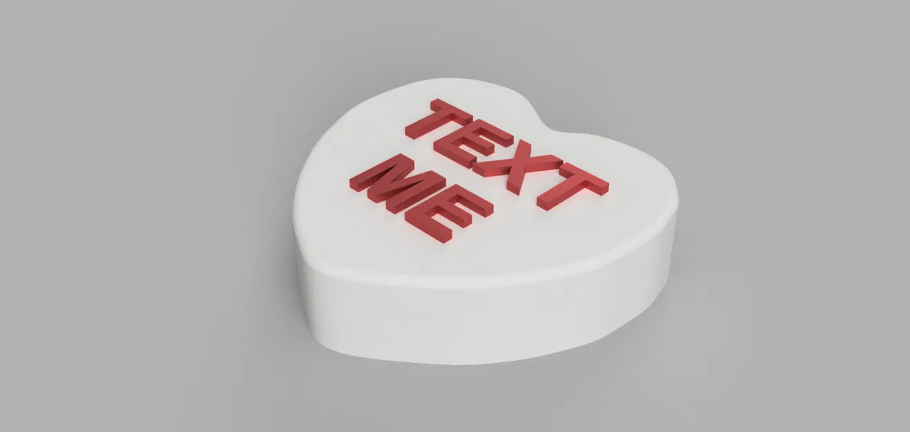 Mô hình trái tim Conversation Hearts trang trí cho vòng hoa Lego - Image 6