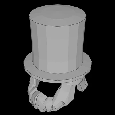 Mũ chóp cao kèm râu cho minifig Lego - Phụ kiện in 3D độc đáo