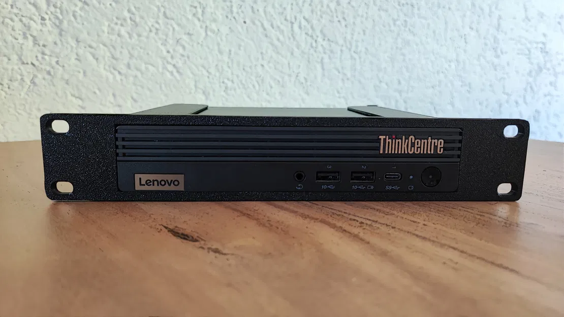 Giá treo tủ Rack 10 inch cho Lenovo ThinkCentre M70q / M80q / M90q - Image 1