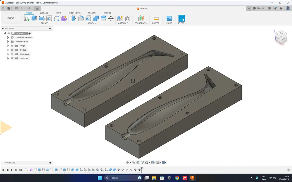 Mẫu khuôn đúc mồi giả (Fishing Softbait Mold) in 3D chuyên dụng - Image 1