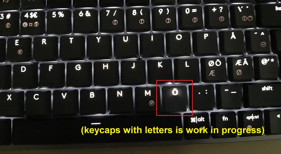 Keycap (blank) dành cho bàn phím cơ Logitech MX Mechanical - Image 3