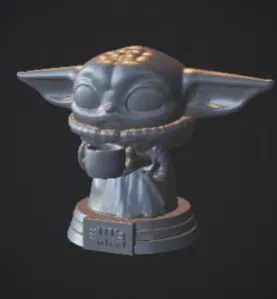 Mô hình Baby Yoda (Grogu) phong cách Funko - Image 3