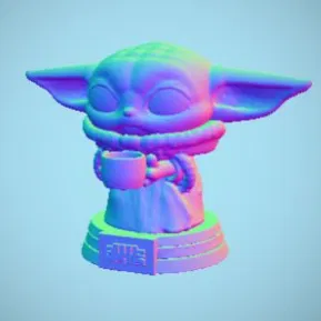 Mô hình Baby Yoda (Grogu) phong cách Funko