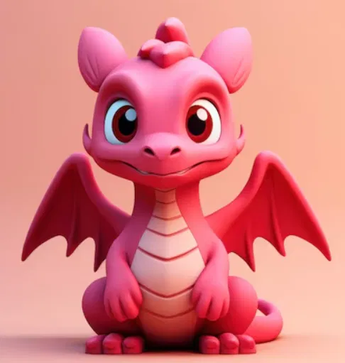 Mô hình Rồng Nhỏ Dễ Thương - Image 1