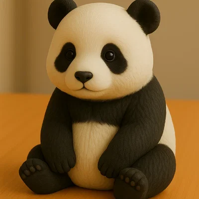 Mô hình gấu trúc Panda siêu dễ thương trang trí bàn làm việc