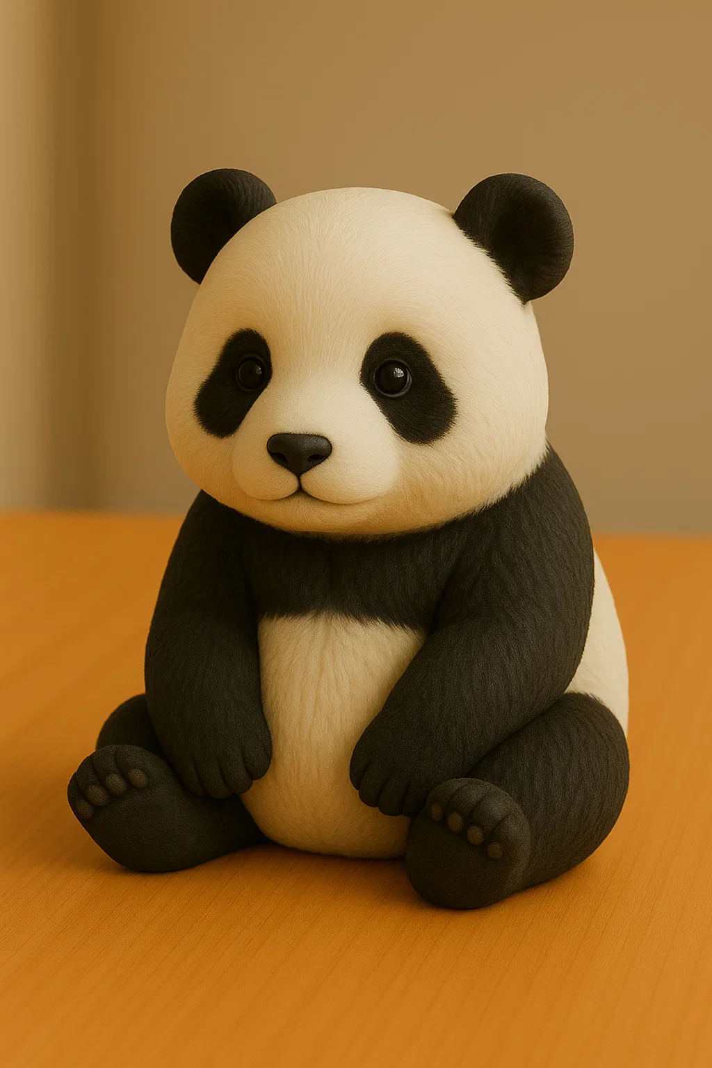Mô hình gấu trúc Panda siêu dễ thương trang trí bàn làm việc 1