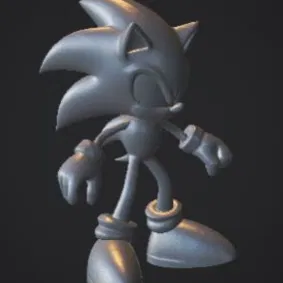 Mô hình 3D Sonic The Hedgehog