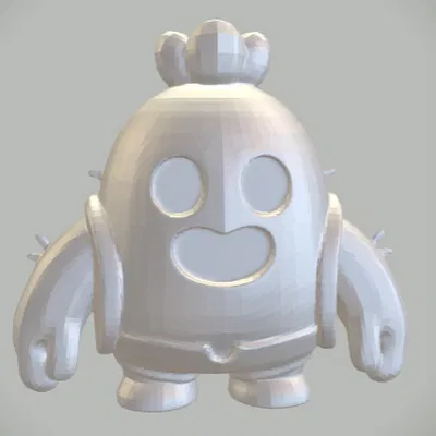 Mô hình Spike in 3D từ Brawl Stars